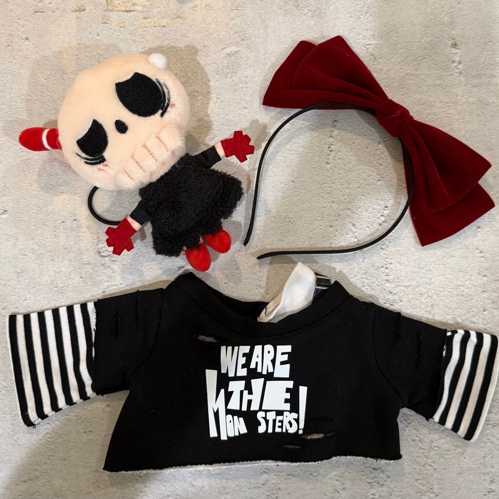 Catch me labubu outfit 38cm black labubu
